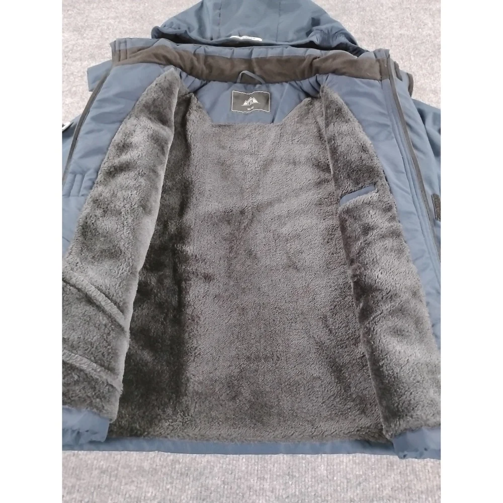 Moerdeng Kids Winter Parka 10/12 Fleece Lined Gorpcore Streetwear Windbreaker